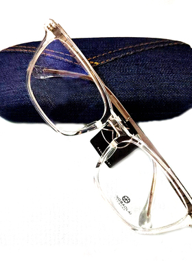 热销康宝莱眼镜架 康宝莱眼镜 21011 透明白 全框男款 近视眼镜框