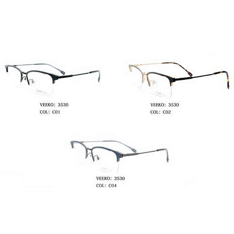 特惠眼镜架近视眼镜框半框纯钛男