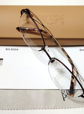 热销芭蕾眼镜架 BAS004 COL.03 B钛女款镜框 近视眼镜框镜架半框