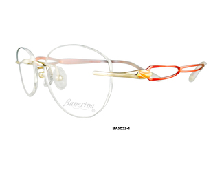 近视眼镜框 BAS023 热销芭蕾眼镜架 B钛无框芭眼镜框Banerina眼镜