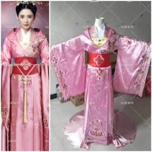 锦绣未央李心艾李长乐同款披肩款古装汉服拖尾走秀服款