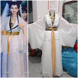新白娘子传奇赵雅芝白蛇白娘子白素贞同款古装汉服演出写真cos服