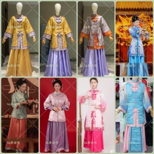 定制中国风中式婚礼新款喜娘服民国秀禾服女主持人执礼服婚礼策划