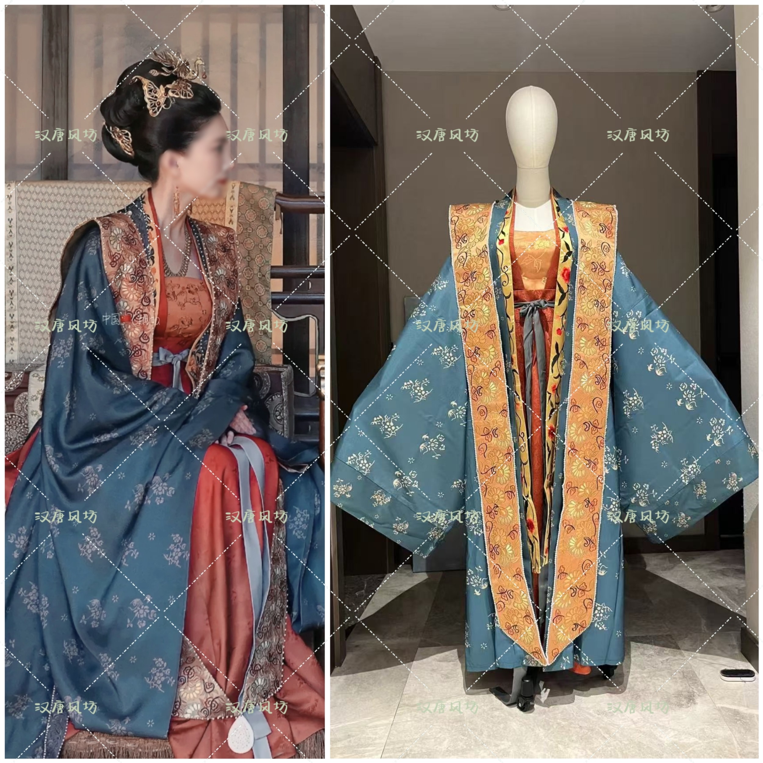 清平乐江疏影曹丹姝宋朝曹皇后常服霞帔披肩款演出服写真服古装