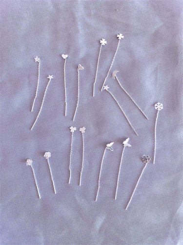 圆脸显瘦耳线短款2024新款