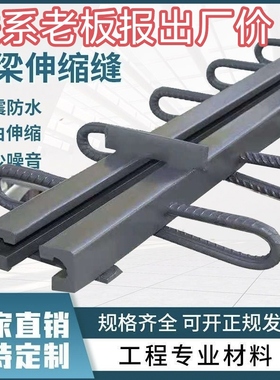 公路桥梁伸缩缝GQF-C40D60E80型模数伸缩缝毛勒缝橡胶条橡胶支座