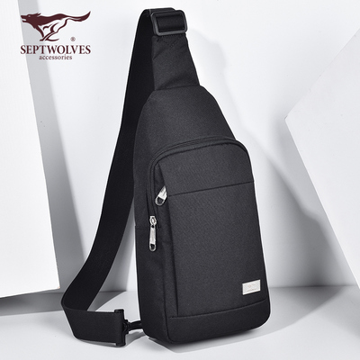 男士帆布休闲风单肩包多功能