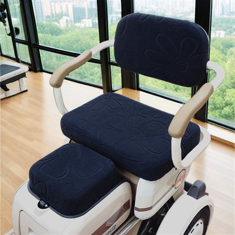 电动三轮车座套三连坐垫套罩四季通用防尘防晒夏季耐磨爱玛雅迪