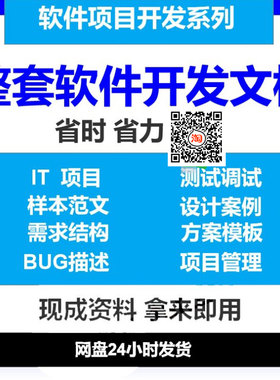 软件项目开发IT程序设计整套BUG描述解决方案测试文档模板