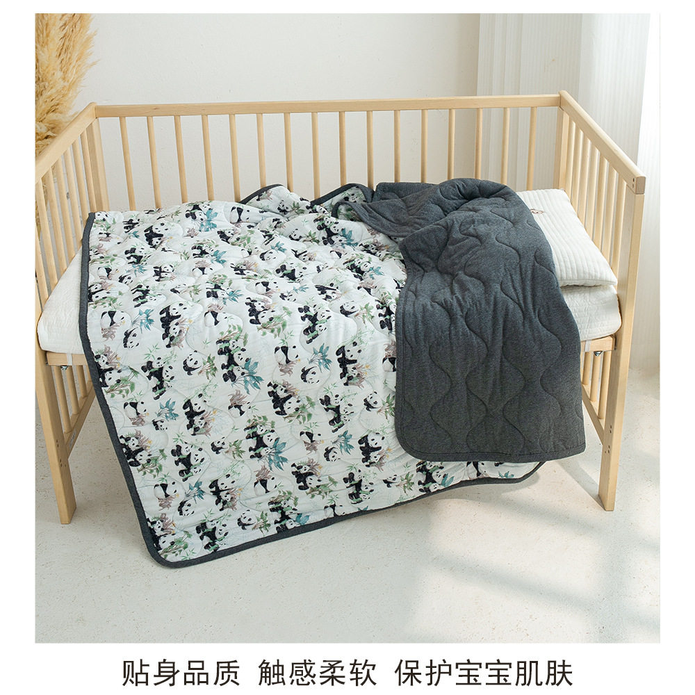 安旦婴儿被子宝宝儿童盖毯被幼儿园小被子午睡纱布毯四季被空调被