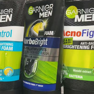 泰国Garnier卡尼尔男士洗面奶控油补水保湿深层清洁超值热卖