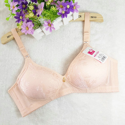 女士90a聚拢无钢圈文胸2件包邮