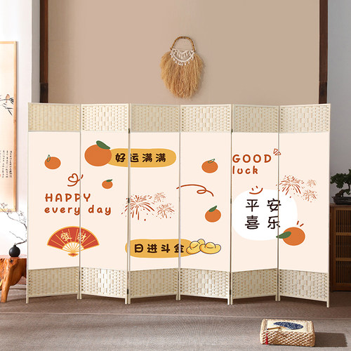 移动折叠屏风隔断客厅装饰可定制