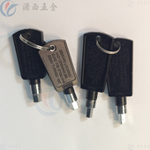 适用电冰箱冷柜冰柜展示柜冷藏柜原装 配件门钥匙五角五棱五边钥匙