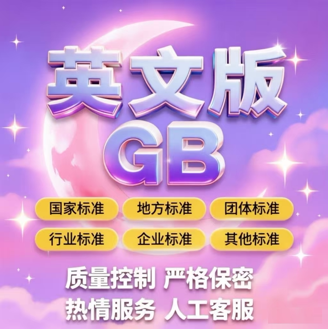 GB 国家标准 行业标准 专业外文英文英语标准翻译服务人工翻译