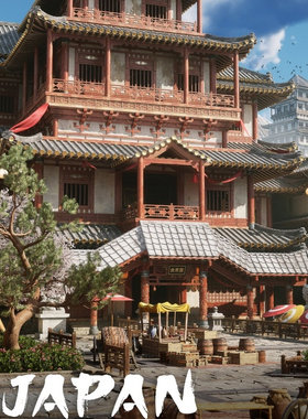 UE5.1虚幻5.1日式大型古建筑
