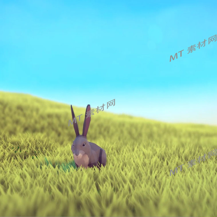 UE5.0卡通Q版兔子游戏美术设计