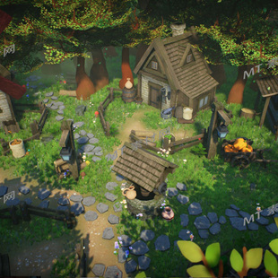 UE5.0虚幻5.0卡通风格化高级村庄游戏环境场景Advanced Village