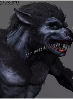 UE5.0虚幻5.0次世代狼人怪物人物角色动画模型Animated Werewolf