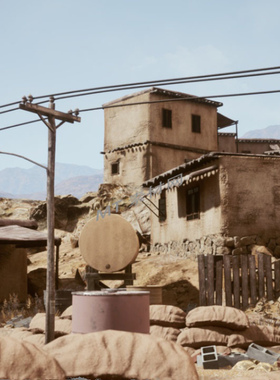 UE5.1虚幻5.1次世代战场套件沙漠环境场景Battlefield Kit Desert