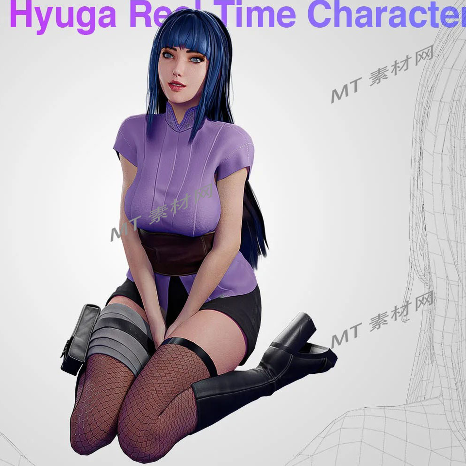 UE5.0次世代火影雏田美女人物