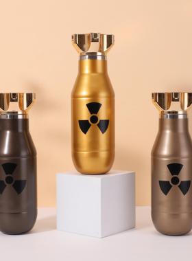 原创设计保温杯创意导弹男生水杯稀奇古怪运动便携杯子随行咖啡杯