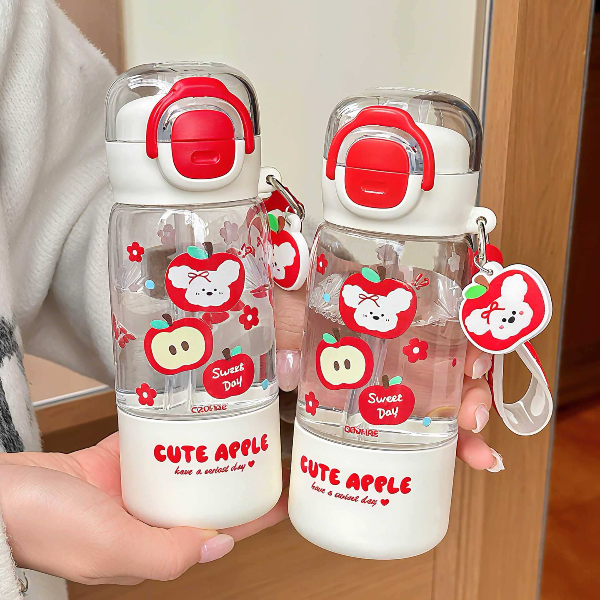 夏季高颜值儿童水杯可爱女孩双饮吸管杯tritan学生塑料杯上学专用,餐饮具,吸管杯,淘宝优惠券,粉丝福利购,淘宝优惠卷