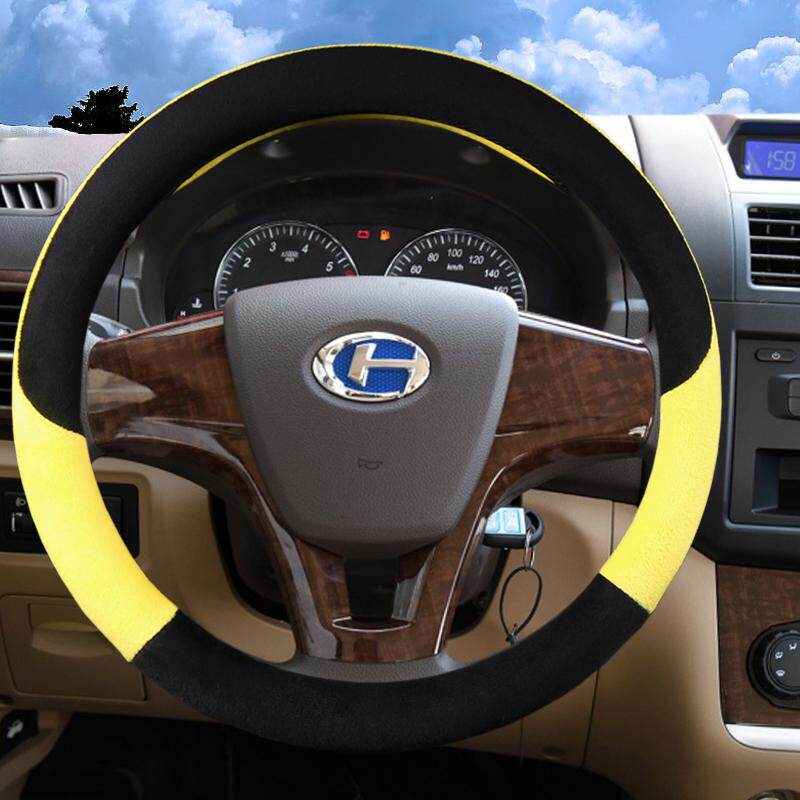 q35短毛绒方向盘套冬季车把套