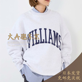 大A逛东京mica deal日本代购 纯棉字母卫衣3色日本制012540933401