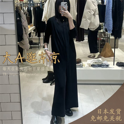大A逛东京qualite日本代购 圆领无袖百搭连衣裤