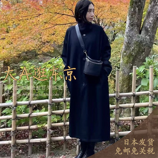 店主自留大A逛Caban日本代购 乔妹A字长款羊毛风衣日本制