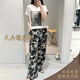 可手洗印花直筒休闲裤 大A逛东京mica deal日本代购 2色日本制