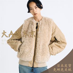 大A逛东京Edition日本代购 1夹克日制 HYKE人造羊毛皮MA