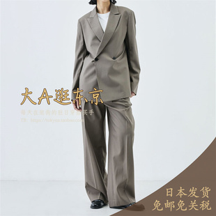 预约4月中 大A逛东京Edition日本代购 100％羊毛西装休闲裤