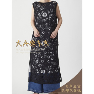 5折大A逛东京1er日本代购 精致刺绣镂空连衣裙日本制B1051BFA429