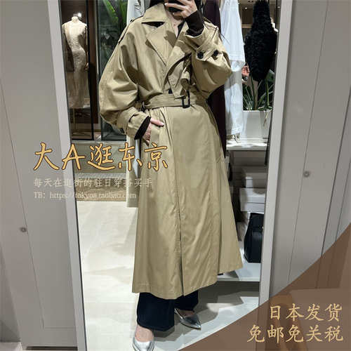 日本代购长款风衣大衣