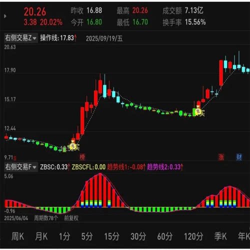 避免左侧回撤，通达信指标【右侧交易】