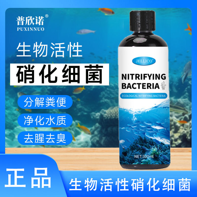 JELLICO 硝化细菌鱼缸专用养鱼净化水质稳定剂消化分解鱼粪免换水图片