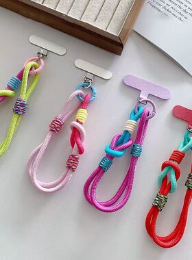 橙色扣黄绿清新耐看手腕挂绳手腕佩戴日常外出挂绳配件轻便好带