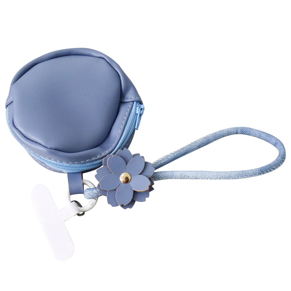 小众设计手机挂绳创意零钱包钥匙腕带女皮质小香风挂件登山出行走