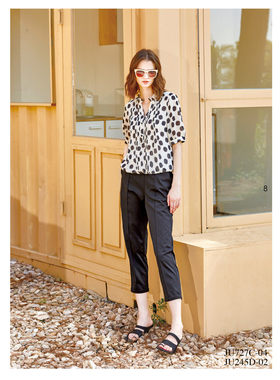 台湾女装 J景 春夏 新款 女装 *U727C  时尚 百搭 显瘦 上衣 1980