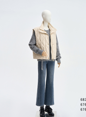 洪*女 CANDACE 6828DI  秋冬新款 百搭气质羽绒马甲  2888 可议价