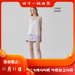 春夏 新款 女装 CANDACE 休闲百搭显瘦上衣 女 3766AF 988 洪