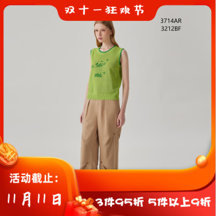 3714AR 1088 女 上衣 百搭 休闲 女装 新款 春夏 洪 CANDACE