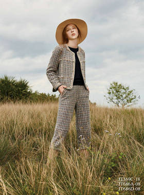 台湾 女装 J景 秋冬 新款 女装 *T686D 休闲 百搭 显瘦 裤子 2880