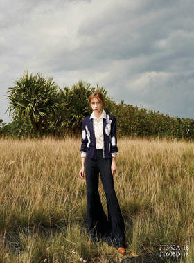 台湾 女装 J景 秋冬 新款 女装 *T605D 休闲 百搭 显瘦 裤子 2180
