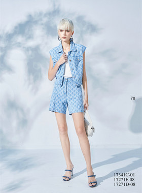 可议价台湾女装 J景 春夏 新款   17271F 百搭显瘦休闲马甲  1380