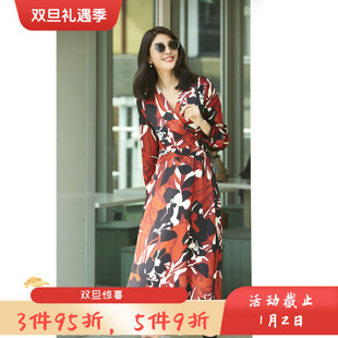 新款 女装 高腰连衣裙 久景 3480 修身 秋冬 时尚 jeoujin JV734E