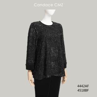 秋冬 新款 休闲百搭上衣 洪 2988 宽松 女 4442AF CANDACE 女装