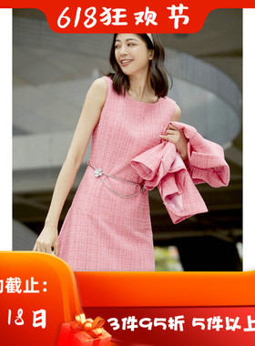 jeoujin 久景 秋冬 新款 女装 JV712E 时尚修身高腰连衣裙 3680